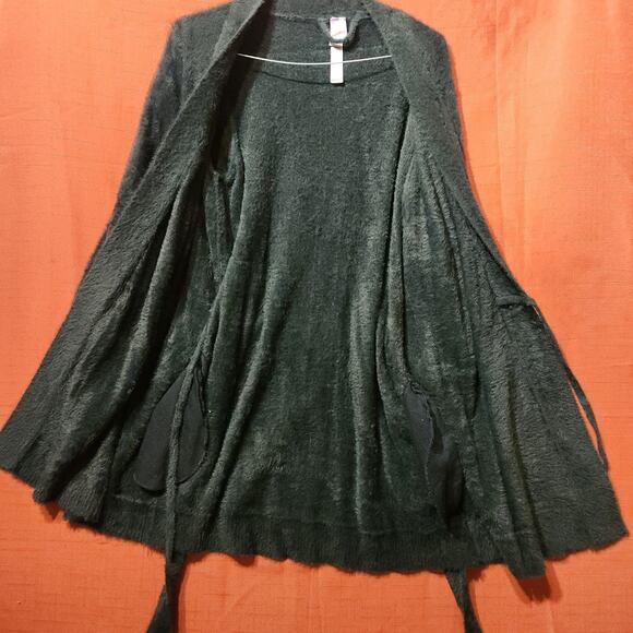 Savage x Fenty Fluff It Up Robe Sz M/L - Jewel Tone Green Holiday Lounge Wear - Picture 2 of 8